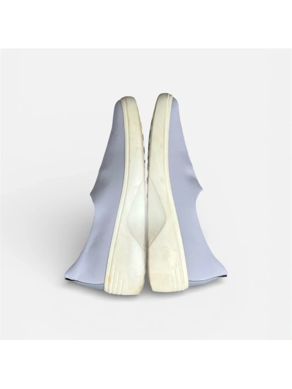 ECCO Soft 7 Wedge Slip-on Sneaker Silver Gray Women’s EU Sz 41; US 10-10.5